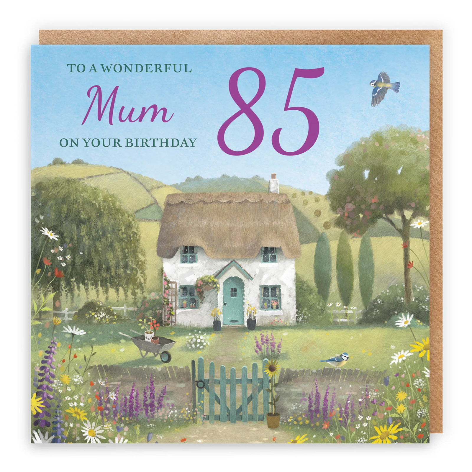85th Mum Birthday Card Thatched Cottage Milo's Gallery