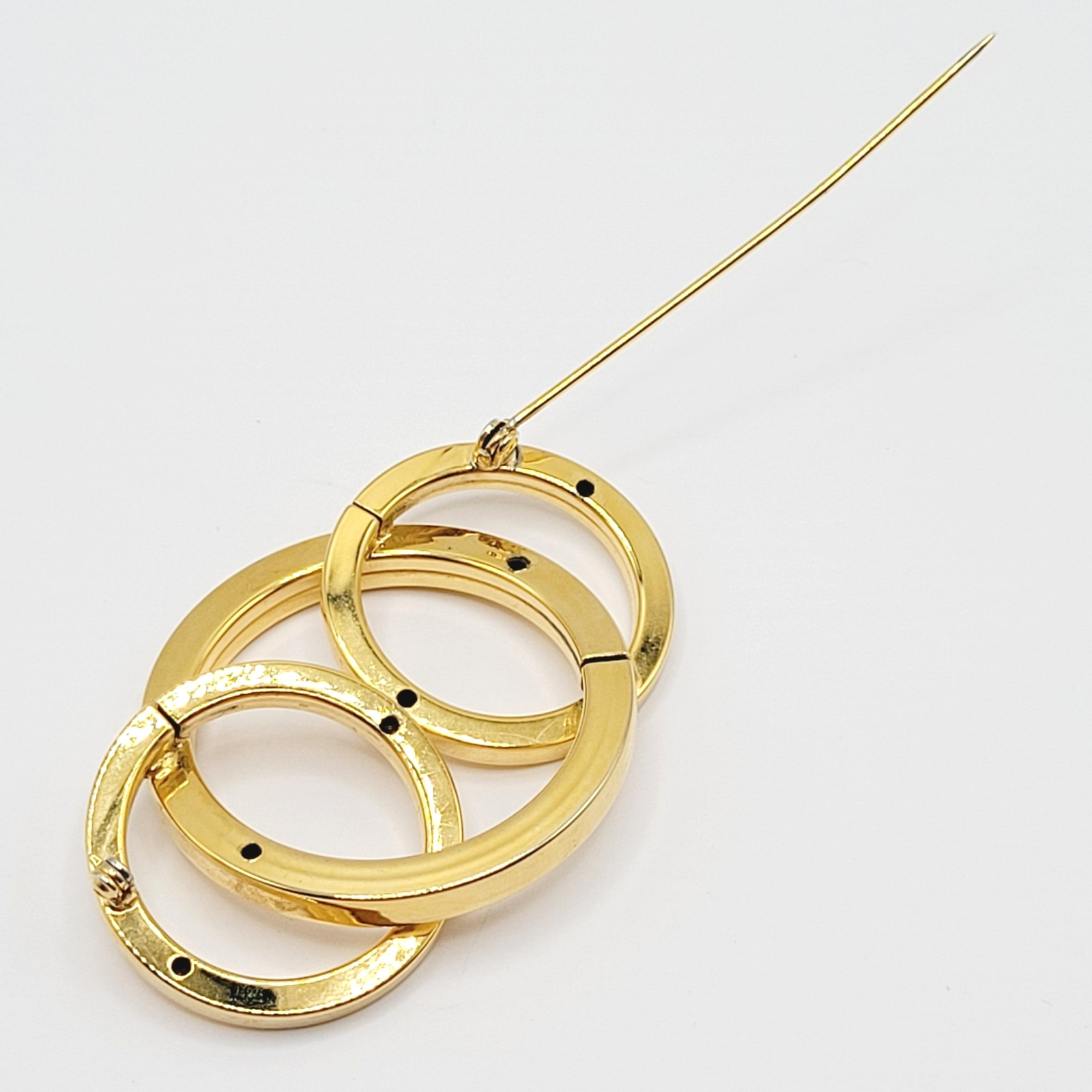 Geometric Interlocking Three Circles Dimensional … - image 15