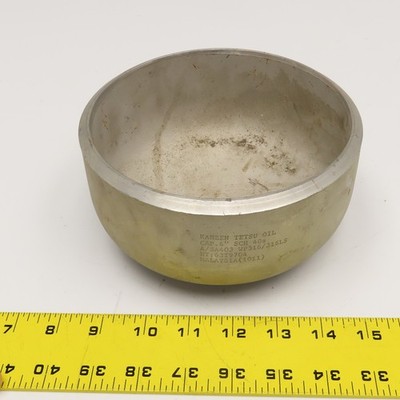 Kanzen Tetsu 6 '' Edelstahl Arsch Schweißer Kappe Sch. 40S