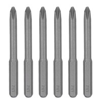 "6 StüCk PH1 Phillips-Bit 5/32\" Sechskant 45Mm S2 Stahl"