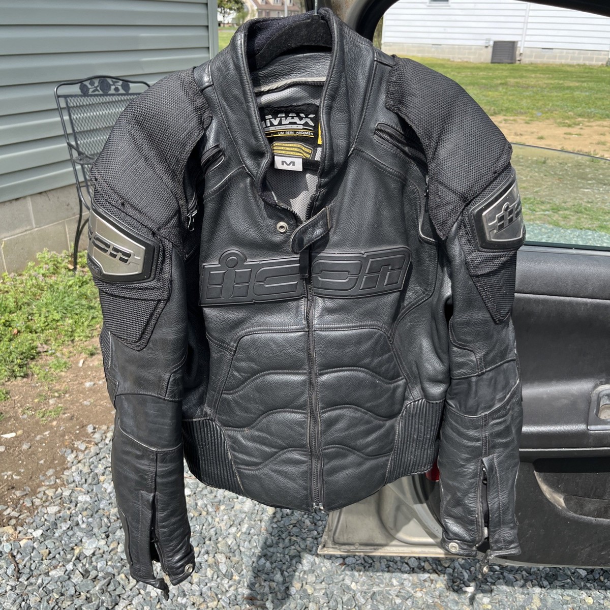 Timax - Icon Titanium Armored Jacket motorcycle M | eBay