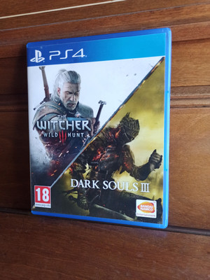 PS4 The Witcher III Wild Hunt + Dark Souls 3 Compilation PAL English Version