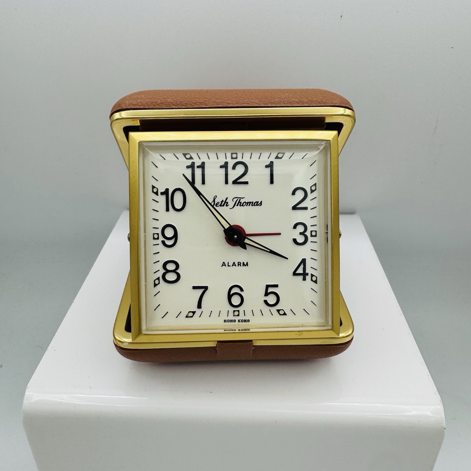 Seth Thomas Travel Alarm Clock Works Vintage