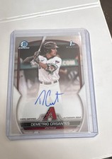 2023 Bowman Chrome - Prospect Autographs Demetrio Crisantes #CPA-DCS (AU, RC)