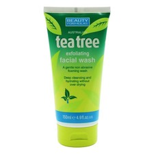 BEAUTY FORMULAS TEA TREE EXFOLIATING FACIAL WASH 150ML