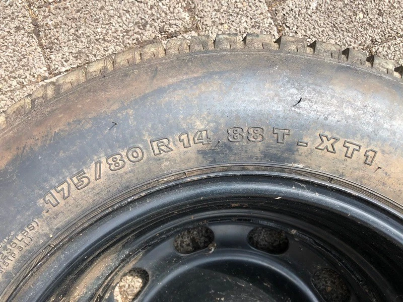 1xkomplette Reserverad Ersatzrad+Felge 175/80R14 88T für VW Golf4,Seat,Skoda - Bild 3 von 4