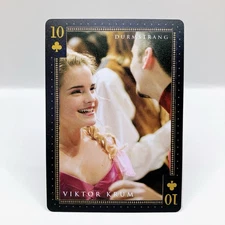 Viktor Krum Harry Potter × Tully's Coffee Playing Card 10 Club Dance Japan Rare