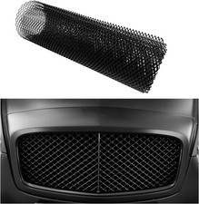 Car Grill Mesh, Heavy Duty Aluminum Alloy Grille Insert Bumper with Rhombic Hole