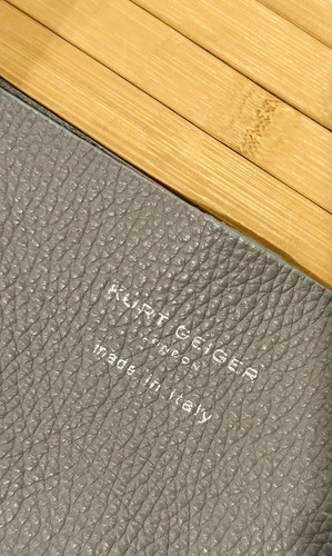 Borsa Kurt Geiger London The Violet Gunmetal grande in pelle con ciottoli - Foto 7 di 16