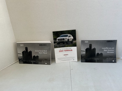 2022 GMC TERRAIN / TERRAIN DENALI Owners Manual OEM FREE SHIPPING 