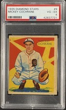 1934-36 National Chicle Diamond Stars (R327) #9 Mickey Cochrane PSA 4 VG-EX