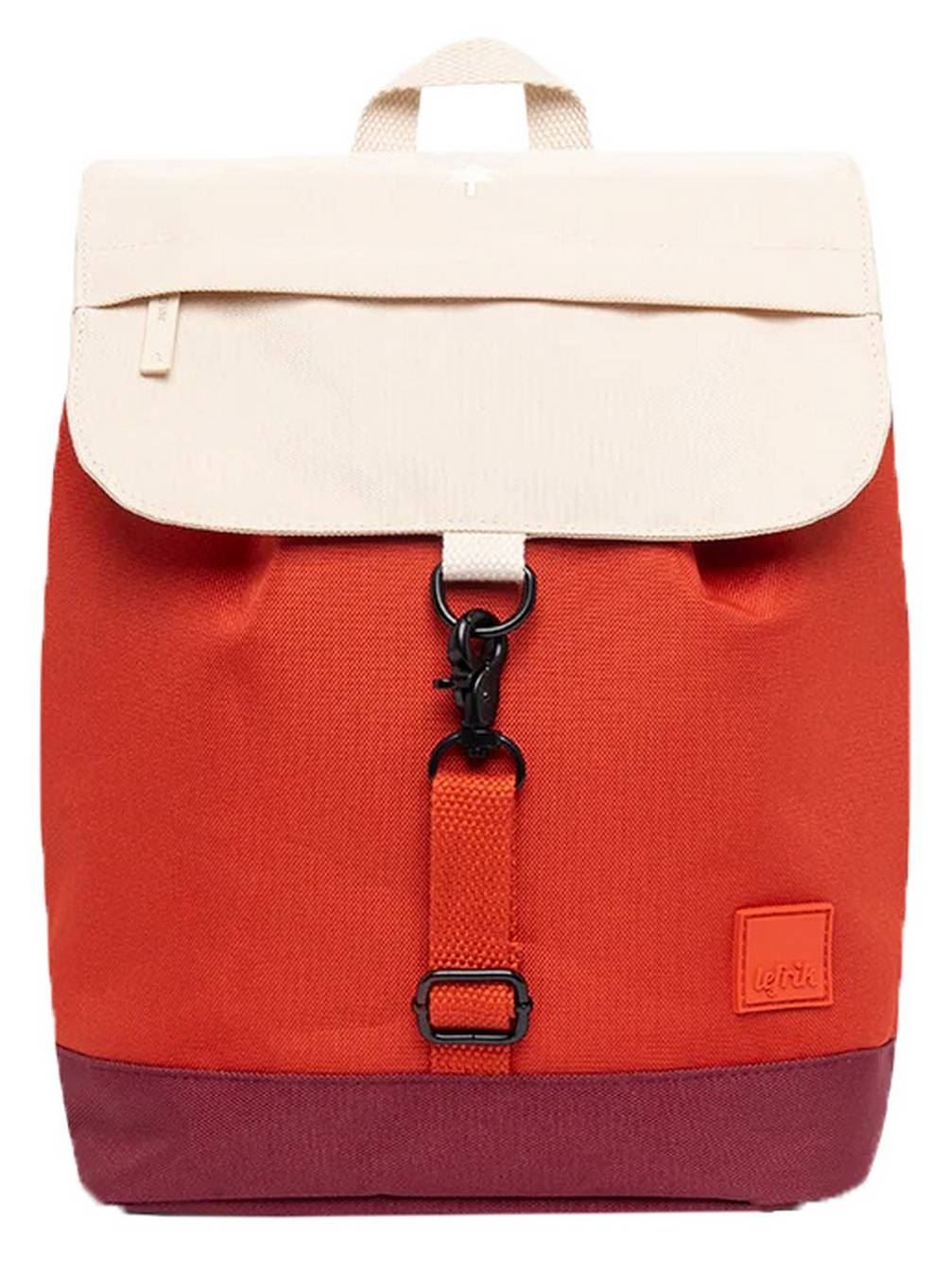 Mini Mochila Scout Unisex Lefrik - Rojo Bloque Cereza