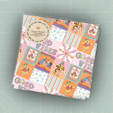 Disney Winnie the Pooh Good Vibes Eeyore DBP 1 Yard Fabric Seamless Design 59x36