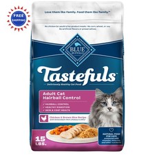 Cat Food Dry Blue Buffalo Tastefuls Hairball Control Chicken Brown Rice 15lb 5.00 per pound