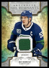 2020-21 Upper Deck Artifacts NHL Remnants Bo Horvat Vancouver Canucks #NR-BH