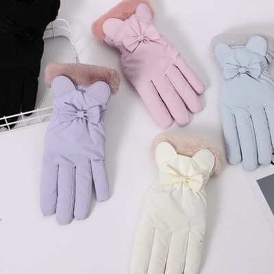 Warm Gloves for Women Touchscreen Compatible Fleece Lined Windproof Outdoor