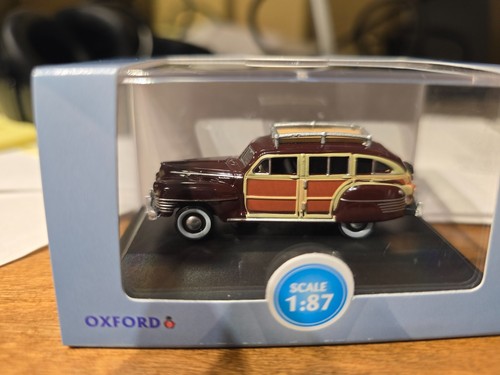 Oxford 1942 TOWN & COUNTRY WOODY WAGON Catalina Tan 1/87 HO - Foto 5