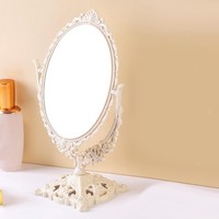 Tisch Make Up Spiegel, Doppelseitiger Kosmetikspiegel FüR Ankleidezimmer, Hotel