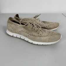 Cole Haan Zerogrand Tan Suede Sneakers Size 8