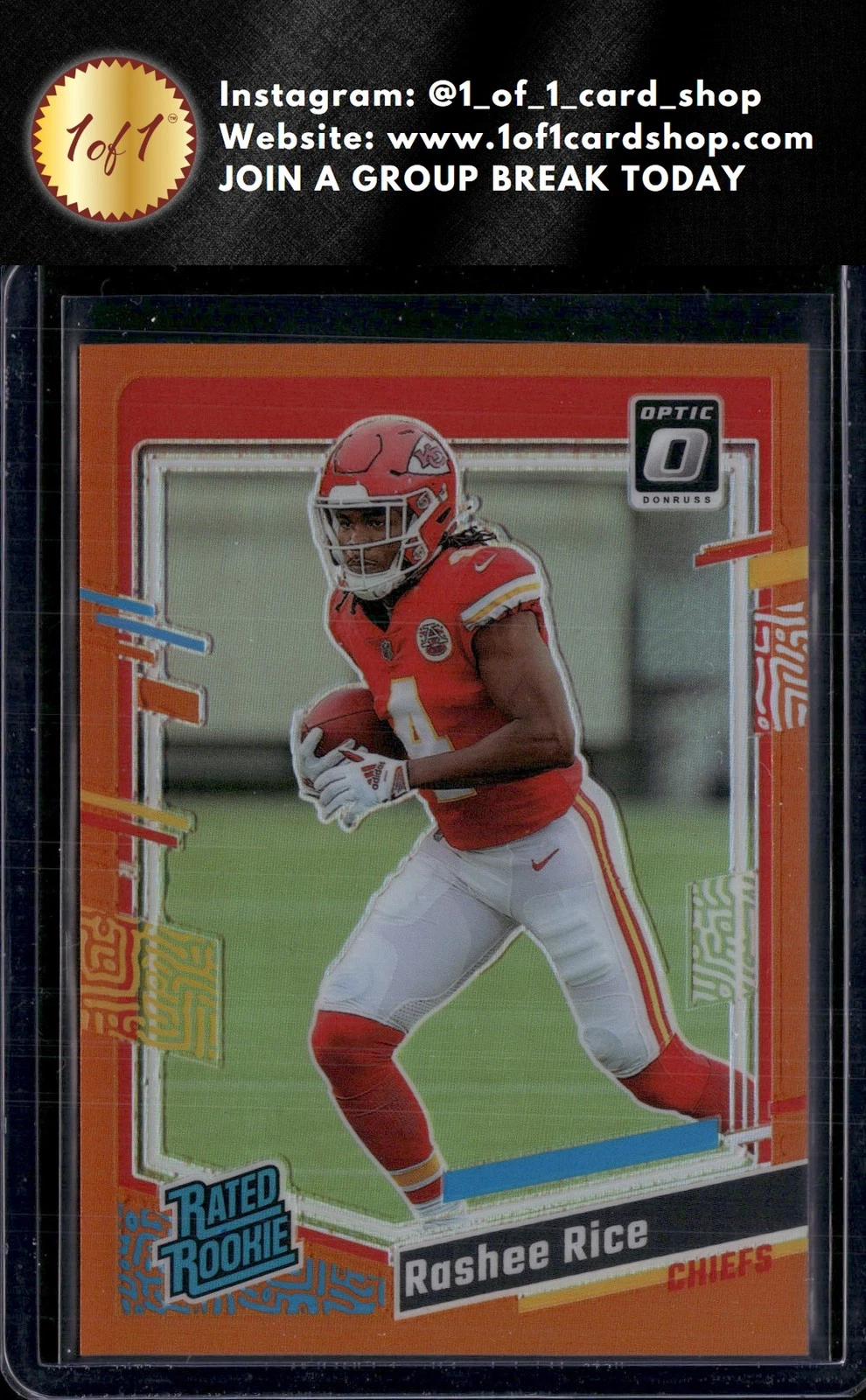 Rashee Rice trading card