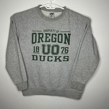 Russell Athletic University of Oregon Ducks Crewneck Sweatshirt Gray Men s Large