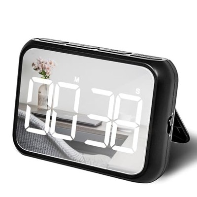 Digital Large Display Visual Timer Stopwatch for Kitchen Teacher School Black