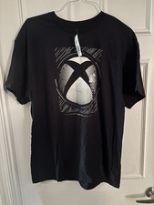 Image of NWT Men's Black XBOX Linear Logo T-Shirt XL - Free Shipping