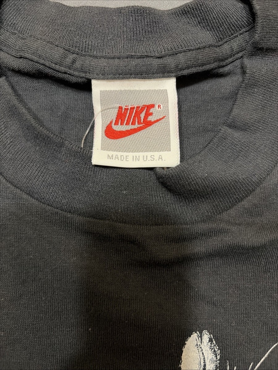 NWT Vintage 90s Nike Tortoise Hare T Shirt There Is No Finish Line Deadstock L View 4