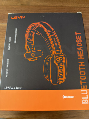 LEVN Trucker Headset Bluetooth 2 Devices Noise Cancelling Microphone Mute