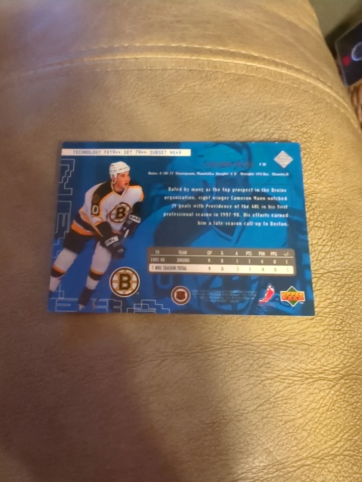 1998-99 Upper Deck UD3 Cameron Mann #79 - Image 2 of 2