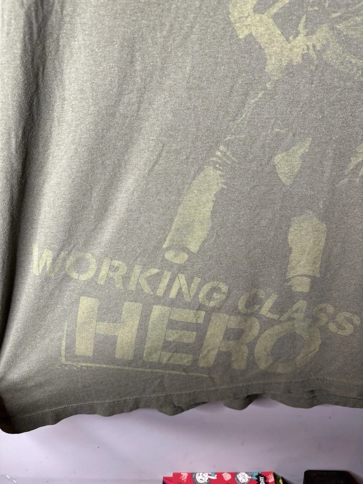 Camisa Verde Green Day Working Class Hero Hard Rock Café Sacramento Talla XXL Foto 4 de 4