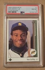 1989 UPPER DECK KEN GRIFFEY JR STAR ROOKIE RC PSA 8