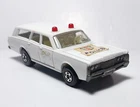 Vintage Matchbox Lesney Superfast #55 Mercury Police Car w/Silver Base - VGC