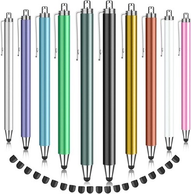 Stylus Pens for Touchscreens,10-Pack Rubber Tip Stylus for iPad iPhone Tablets
