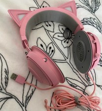 Razer Kraken Kitty Quartz Edition pink - Cat Ears USB Gaming Headset Chroma