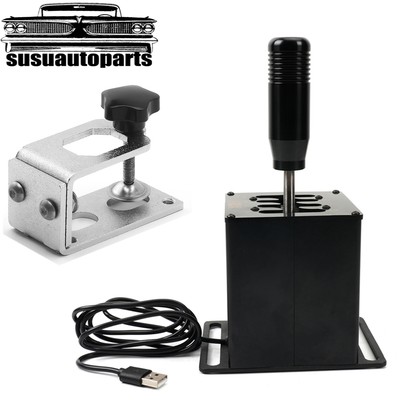 USB PC H Gear Shifter 7+R Sim Racing Game For Logitech G29 G27 G25 Thrustmaster