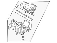 Genuine Nissan Air Filter And Housing Assembly 16500-6ta0a Genuine Nissan Air Filter And Housing Assembly 16500-6ta0a