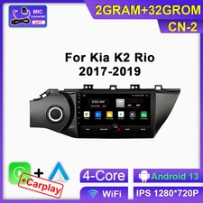 For KIA K2 RIO 4 2017-2019 Android Auto CarPlay Car Radio GPS Multimedia Screen