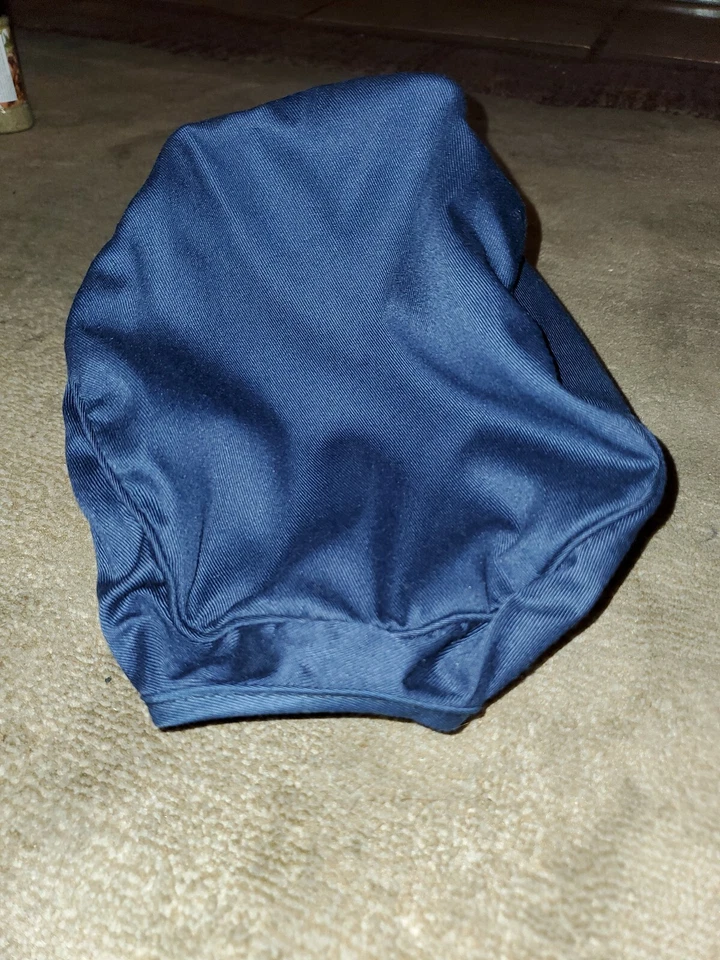 Sombrero de policía negro gorra hombre policía policía sombrero con insignia adulto disfraz ajustable Foto 3 de 4