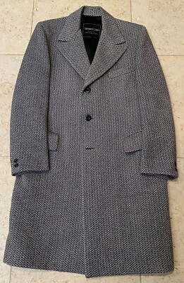 Vintage 60's 70's Harcourt James Herringbone Twill Pattern