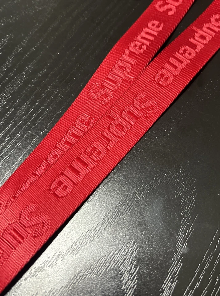 Cordón Supreme de nailon rojo 2016 Supreme Lanyard rojo SS16 Foto 4 de 4