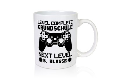 Level complete | 5. Klasse | Gaming | Grundschule - Tasse Weiß