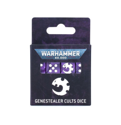 Genestealer Cults Dice Set (2024) - Warhammer 40k - Brand New! 38-04