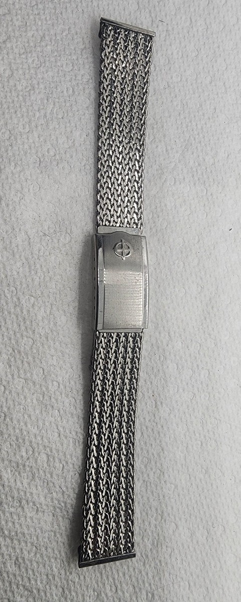 Vintage Zodiac watch 18mm straight Mesh band by JB Champion Vintage Zodiac watch 18mm straight Mesh band by JB Champion
