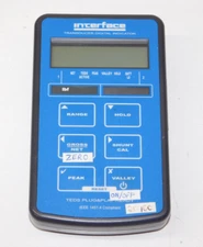 Interface 9320-1 TEDS Digital Load Cell Hand Held Transducer Digital Indicator