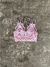 Francesca  s Lavender Lace Bralette S