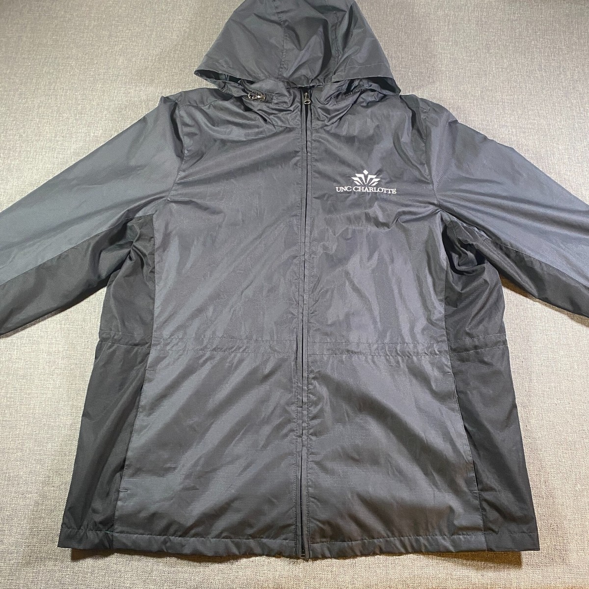 UNC Charlotte 49ers Lightweight Full Zip Hoodie Jacket Womens 2XL