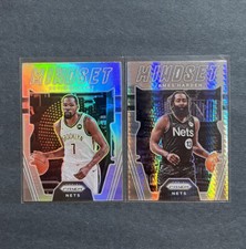 2021-22 Panini Prizm Mindset Hyper #5 James Harden & Silver Kevin Durant #10