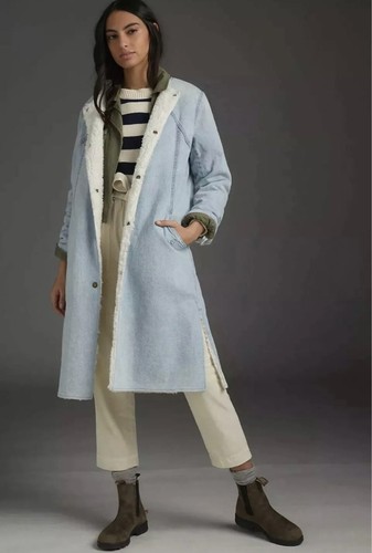 Anthropologie Pilcro Reversible Sherpa 