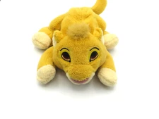 Walt Disney World Disneyland Plush Lion King Simba Crouching  Beanie Stuffed